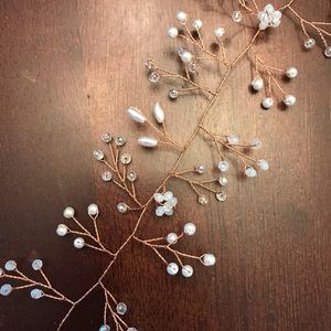 Bridal belt and/or hairpiece set